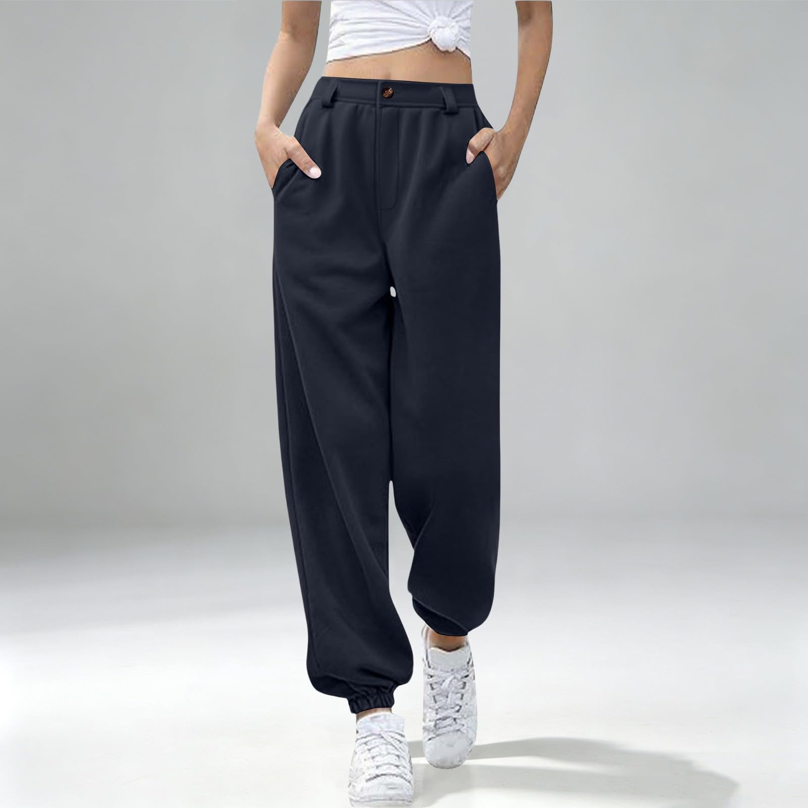 Pantalones de chándal para mujer, pantalones deportivos informales
