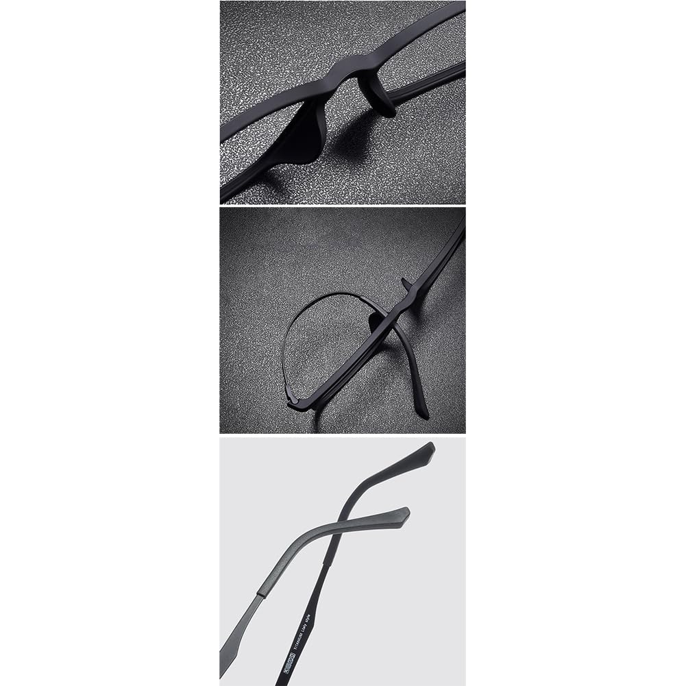 JIETIAN Hombres de Titanio Puro multifocal progresiva Anti-luz Azul lectores, HD Lente de Resina asférica Gafas de Lectura,02,+2.5