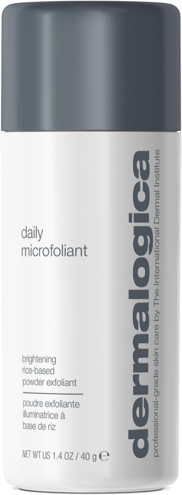 Dermalogica Daily Microfoliant - Gentle Face Exfoliator Scrub Powder with Salicylic Acid, Rice Enzymes and Papain - Achieve Brighter, Smoother Skin Every Day