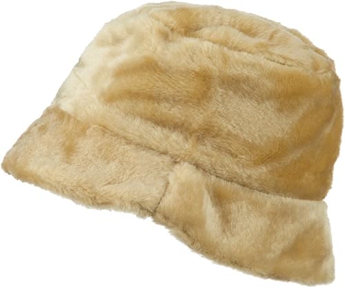 Miniatura 5 de Jeanne Simmons Sombrero de cubo de ala grande de piel sintética - Beige