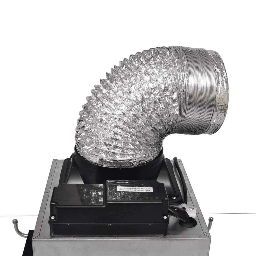 Campana Extractora para Cocina Isla con Pantalla Táctil LCD Campana Extractora Decorativa de Acero Inoxidable y Vidrio Diseño Europeo, Succión de 750 m³/h, Ruido 65dB, 90 x 54 x 59-106 cm