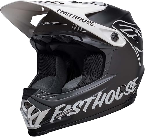Miniatura 3 de BELL Moto-9 Mips - Casco juvenil luz brillante negroblanco - LXL