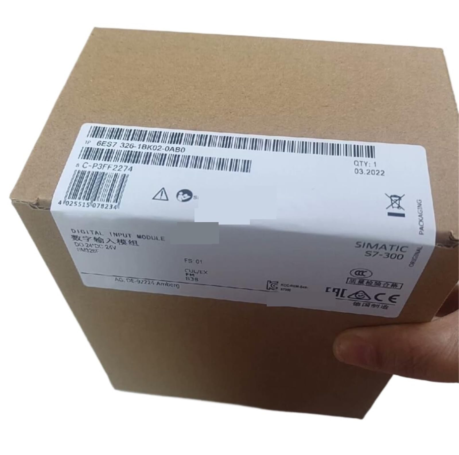 YSNGBOPER 1PCS PLC Module 6ES7326-1BK02-0AB0 6ES7 326-1BK02-0AB0 6ES73261BK020AB0 programmable Logic Controller
