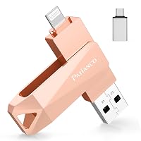 Chiavetta USB per iPhone 512GB [MFi Certified] Patianco USB 3.0 Pendrive per Lightning