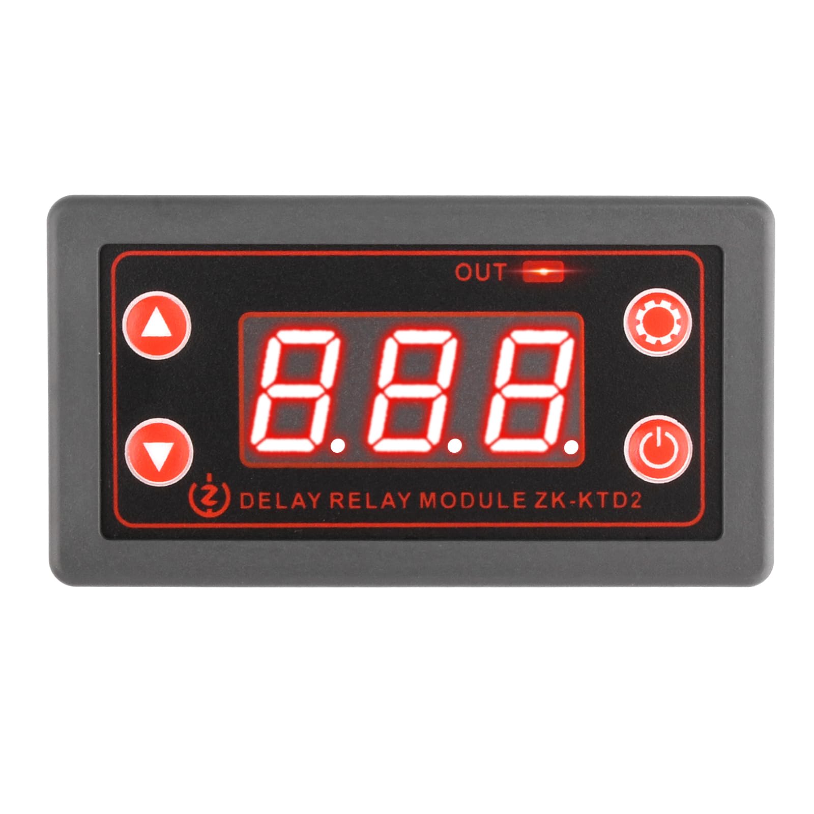 Przekaźnik czasowy DC 5V-30V Programowalny moduł przełącznika przekaźnikowego Wyświetlacz LED Cyfrowy cykl czasu 0.1s-999mins Sterowanie ON-Off dla lekkiej pompy wodnej silnika