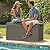 YITAHOME 80 Gallon Outdoor Storage Box, Large Water Resistant Resin Deck Box, Indoor Outdoor Lockable Rattan Storage Container for Patio, Garden, Cushions, Tools, Equipment (Taupe)