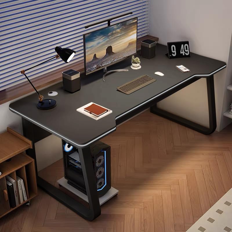 Gaming Desk Computer Writing Table Student Art Modren Simple Style PC Wood Suitable Portable Desk for Home, Office,Bedroom
