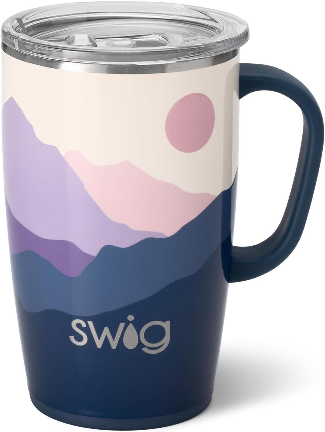 Swig Life 18oz Travel Mug, Insulated Tumbler with Handle