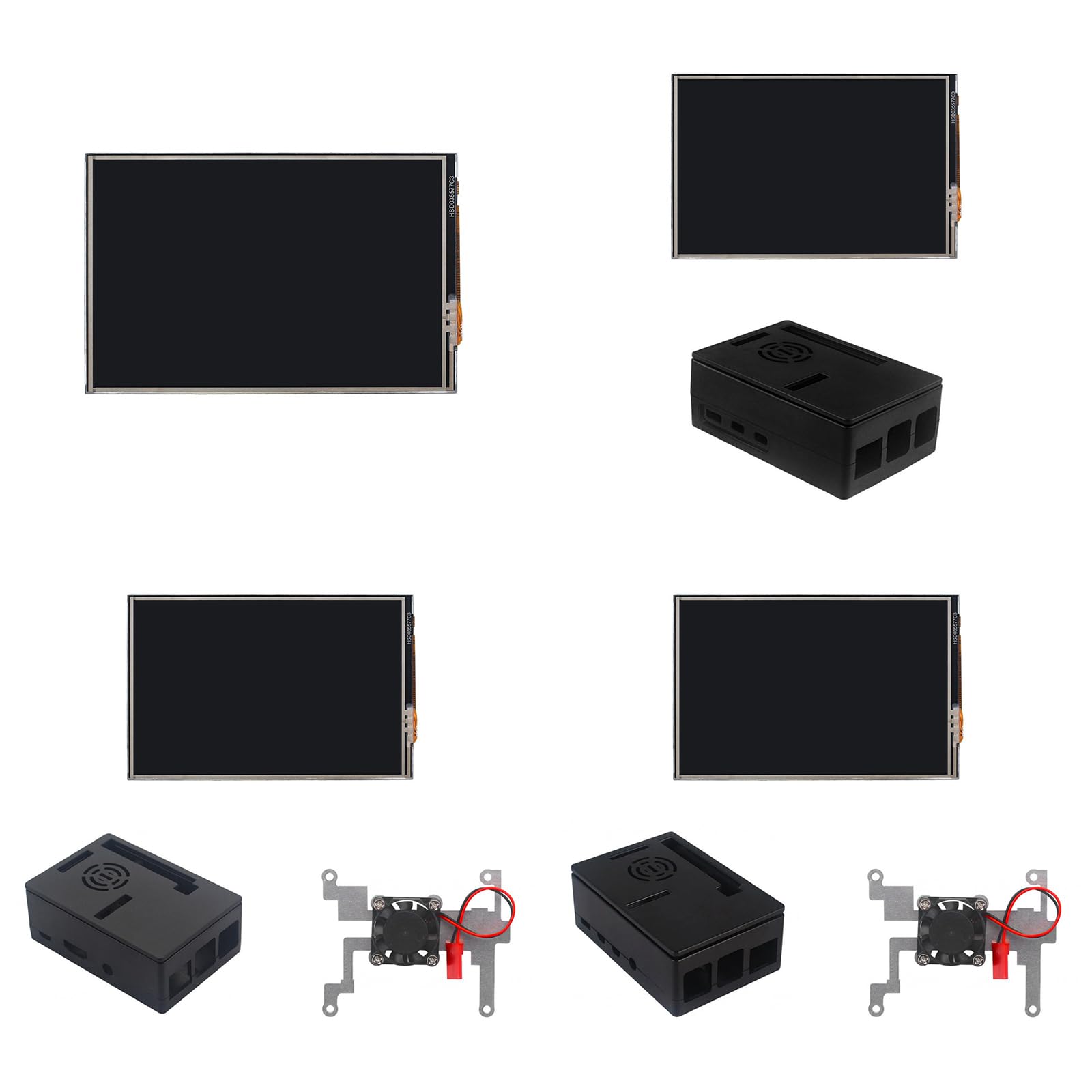 Módulo de pantallas táctiles sensibles de 3.5 pulgadas, resolución 480 x 320, tecnología táctil para desarrolladores, MHS Touch