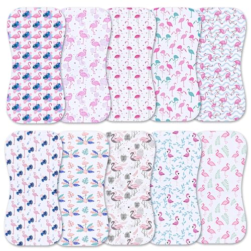 Image of Benoxine Muslin Burp Cloths 19" x 9", Baby Burping Clothes, Large Extra Soft Absorbent for Unisex Newborn Boys and Girls, 14-Pack