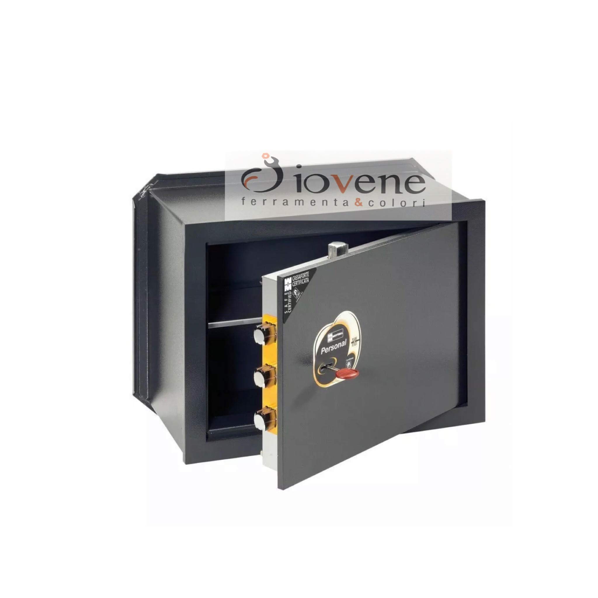 Cassaforte Mottura 11.1220 Dim. H.290 x L.410 x P.200 A MURO Chiusura con chiave