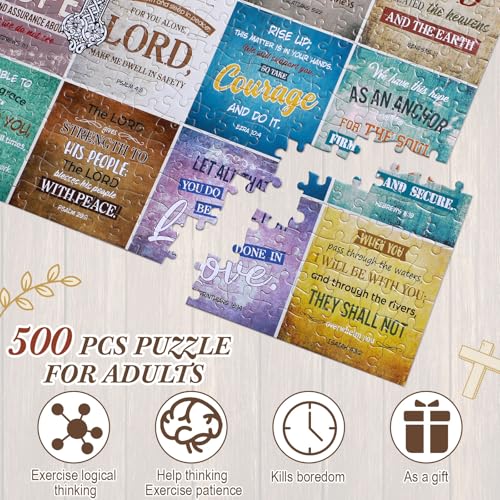 Rompecabezas Religioso 500 Piezas 3+ Anos miniatura 5
