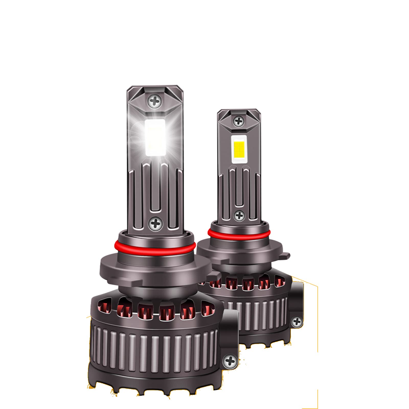 Bombillas LED Para Faros Delanteros, Faros LED 36000LM 6000K Xenon White Halogen Fanless Kit De Conversión Plug And Play Reemplazo, Paquete De 2,H1