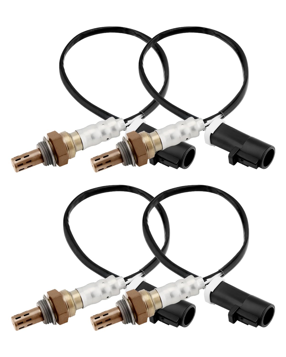 Photo 1 of Oxygen Sensor Upstream Downstream O2 Sensor 4Pcs | Compatible with Ford F150 F250 Ranger Expedition Explorer Escape, Mazda Tribute, Lincoln & More | Replace# 15717, 15716, 15664, ZZC318861
