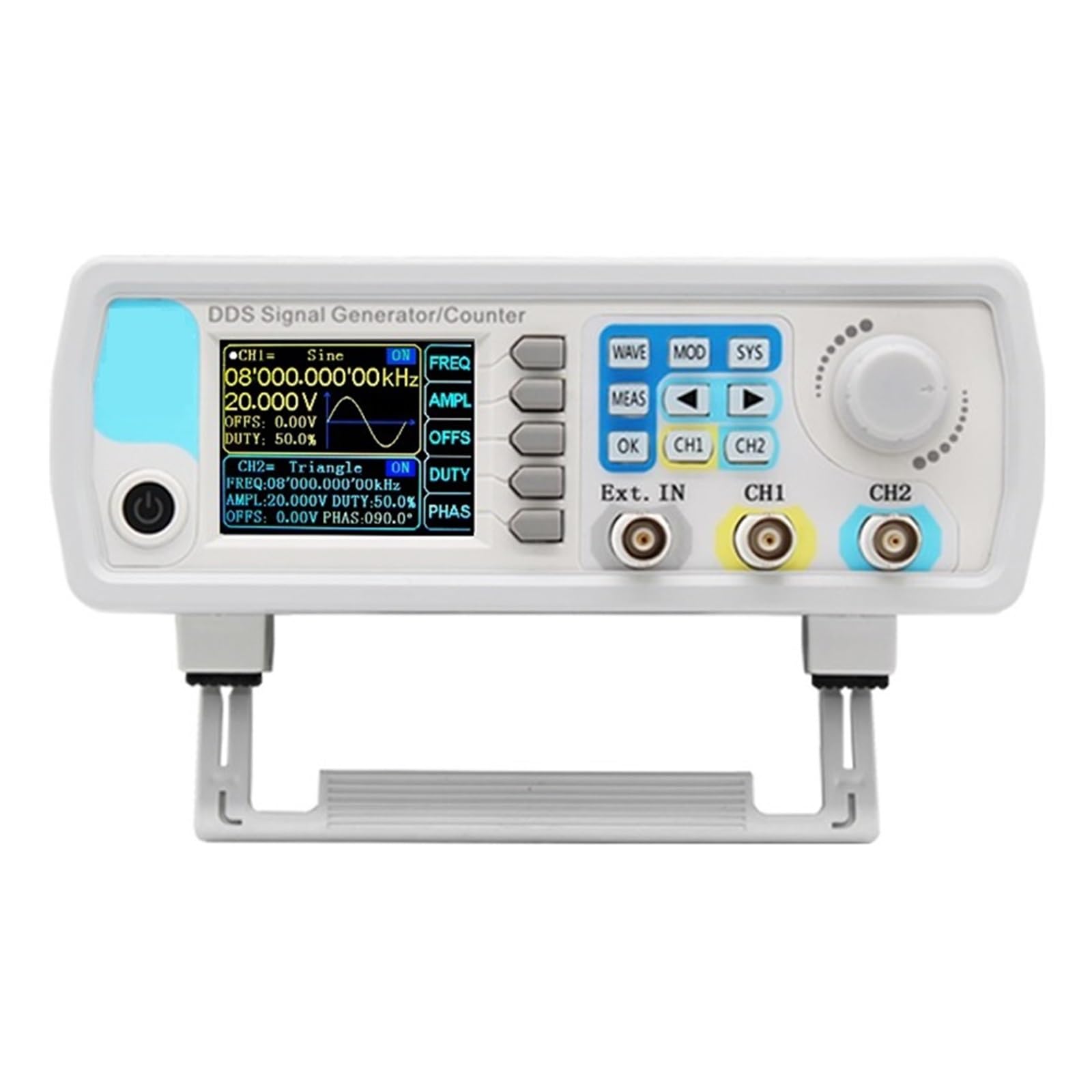JDS6600 Generatore Di Segnale Funzione DDS 15/30/40/50/60 MHz/Sorgente Dual/2-CH Misuratore Di Frequenza Generatore Di Impulsi A Forma D'onda Arbitraria(60MHz)