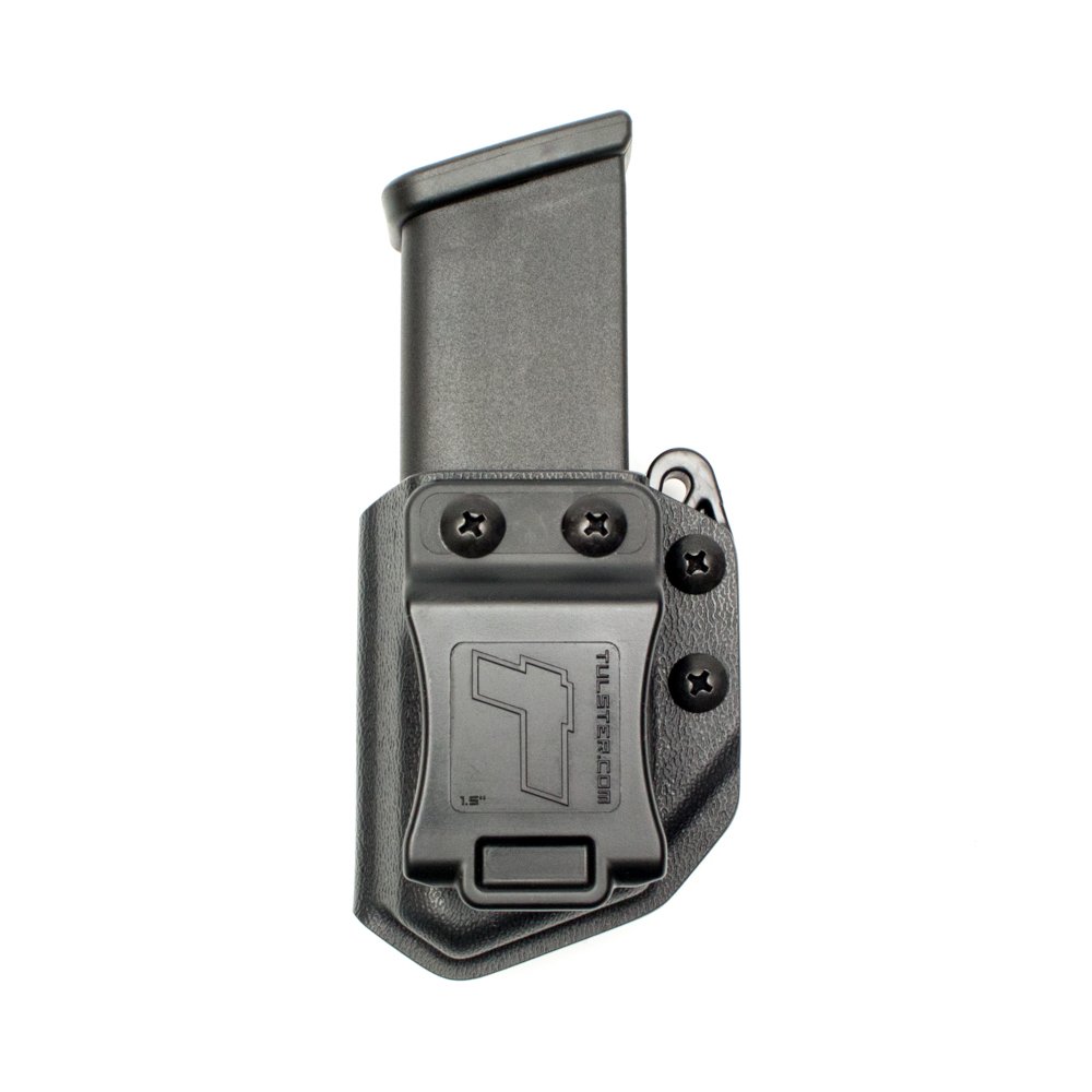 Universal .45ACP Double Stack Mag Carrier- Tulster Echo Carrier IWB/OWB (Black)