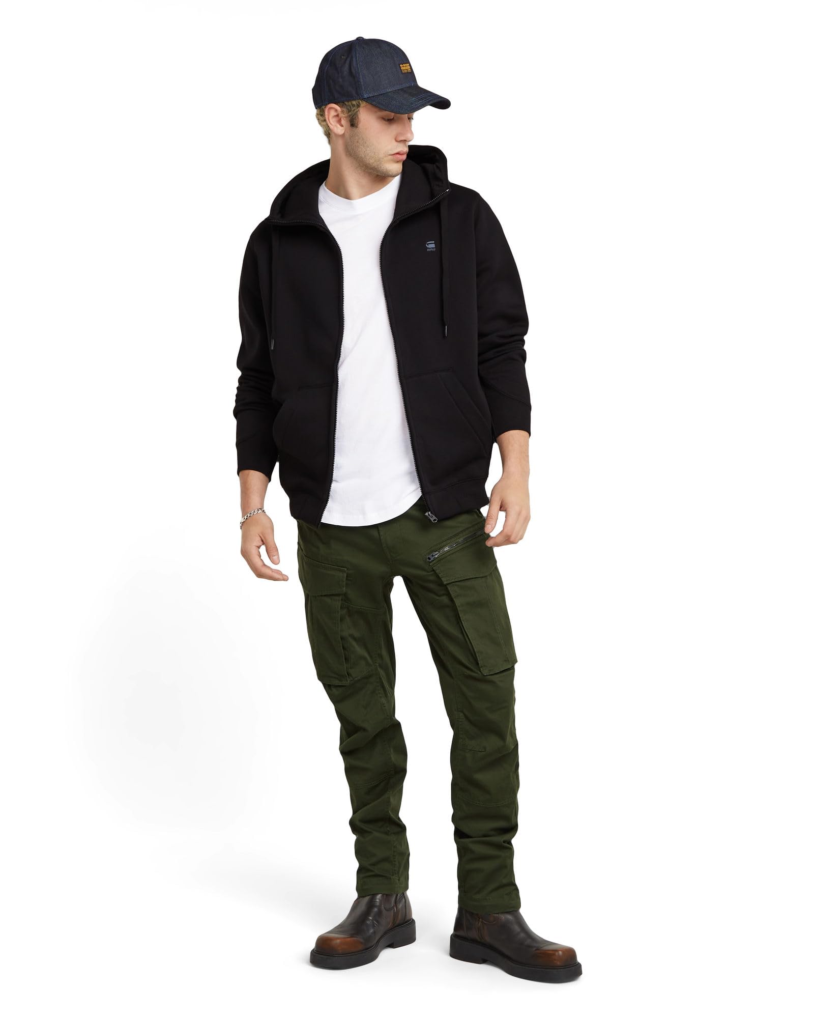 G-STAR RAW Premium Core Hdd Zip Sw Ls Bluza z kapturem Mężczyźni