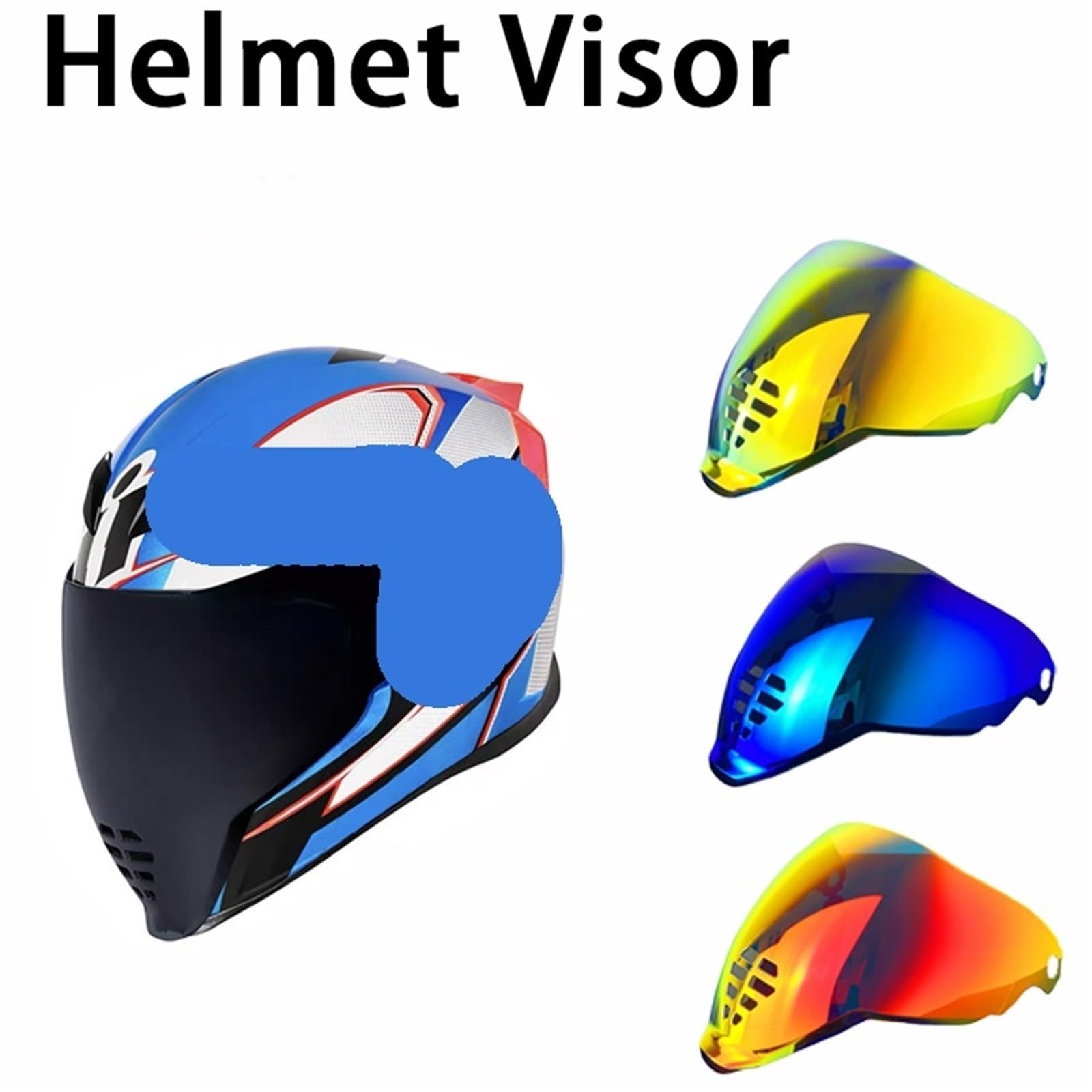 Visera Casco Moto Visera lente protegida Viseiras Capacete Moto accesorios for casco de motocicleta(Color 5)