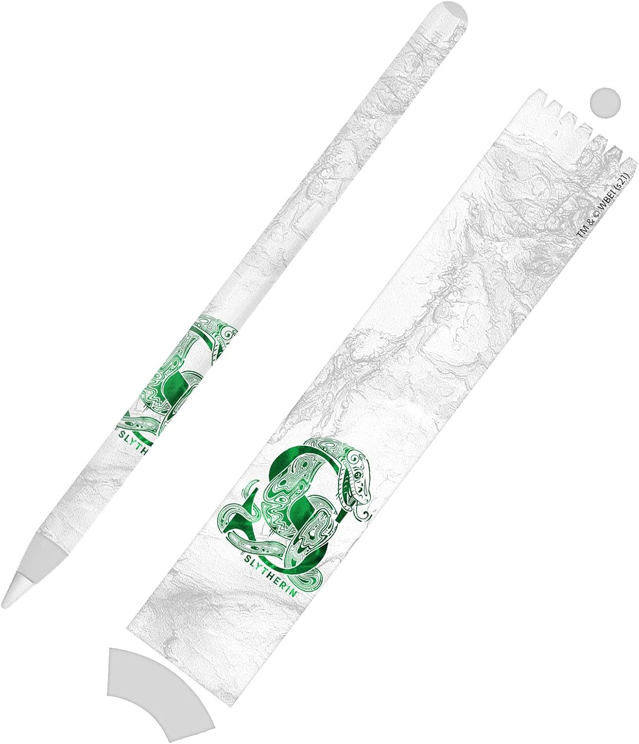Head Case Designs Officially Licensed Harry Potter Slytherin Aguamenti Deathly Hallows IX Vinyl Sticker Skin Decal Cover Compatible with Apple Pencil 2nd Gen