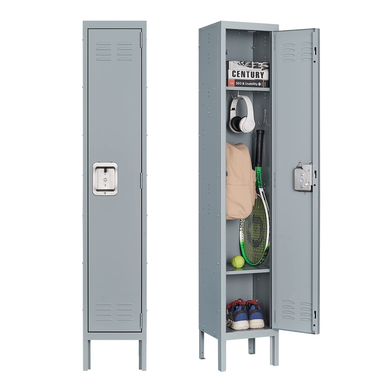 Buy SISESOL Metal Lockers for Employees,66" Locker Storage