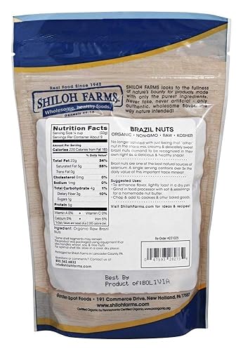 Miniatura 2 de Shiloh Farms - Nueces orgánicas de Brasil crudas - 11 onzas