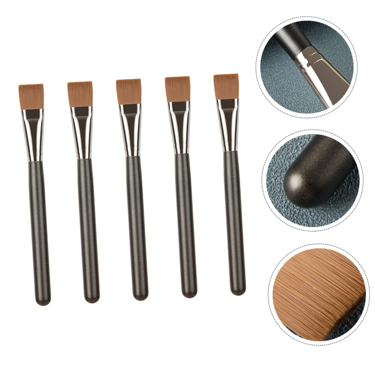 Healeved Flexible Facial Mud Mask Face Beauty Tools 5pcs Skincare Peel off Mask Spatula