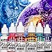 Jacquard Alcohol Inks Set - Vibrant Pinata Colors - Alcohol Ink for Resin - Beautiful Colors On Almost Any Hard Surface - Set of 6 Bundled with Moshify Blending Pen (7 Items)