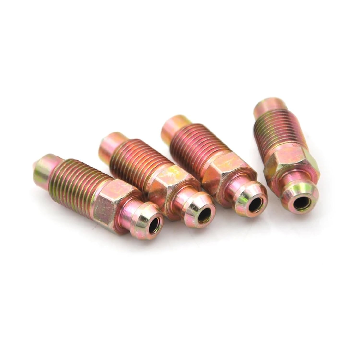 Brake Bleeder Screw 20Pcs Durable Motorcycle Bike Brake Caliper Steel Bleed Screw Nipple M10 X 1.0mm for Brakes Car Accessories
