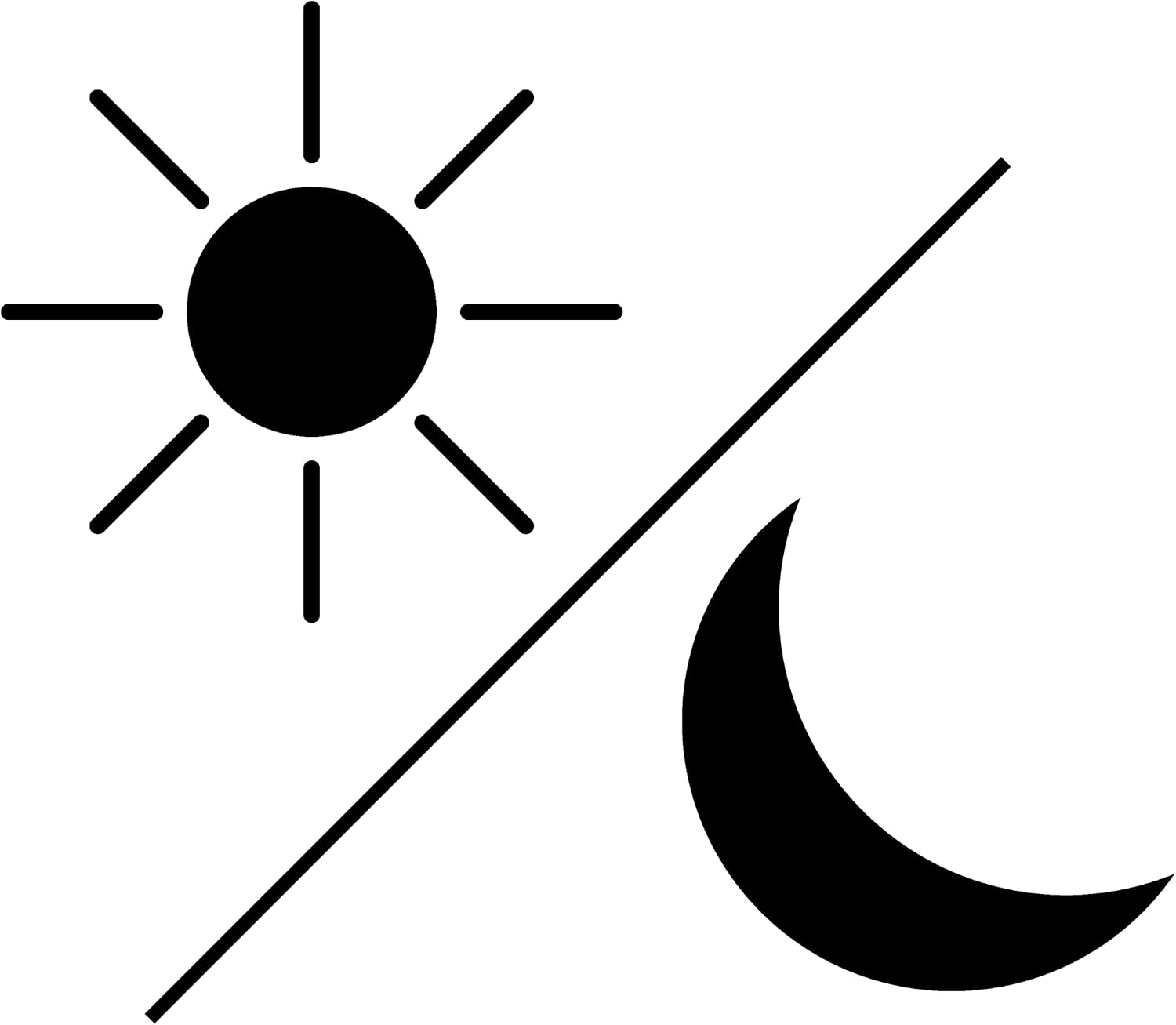 Day/Night operation setting icon.