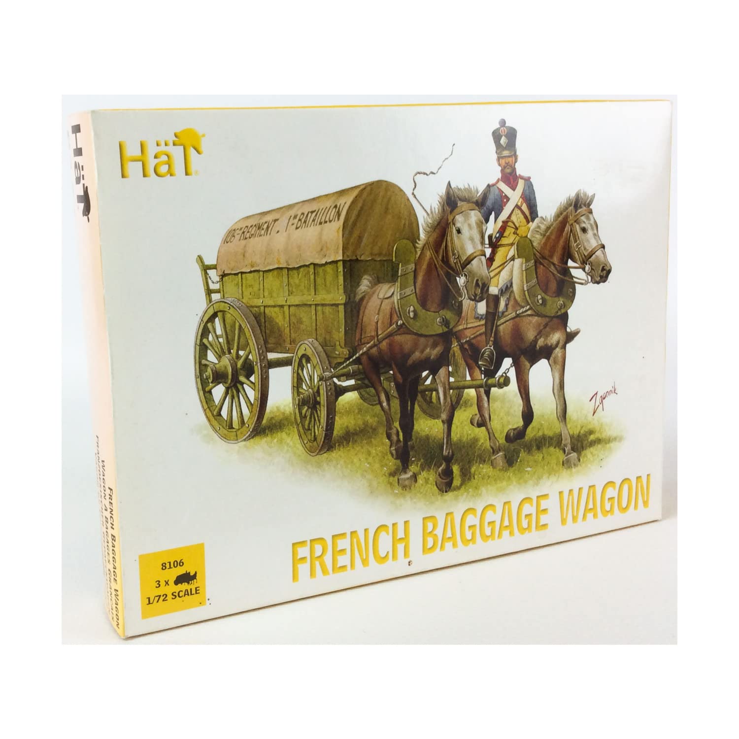 Hät Hat 1/72 Napoleonic French Baggage Wagon # 8106