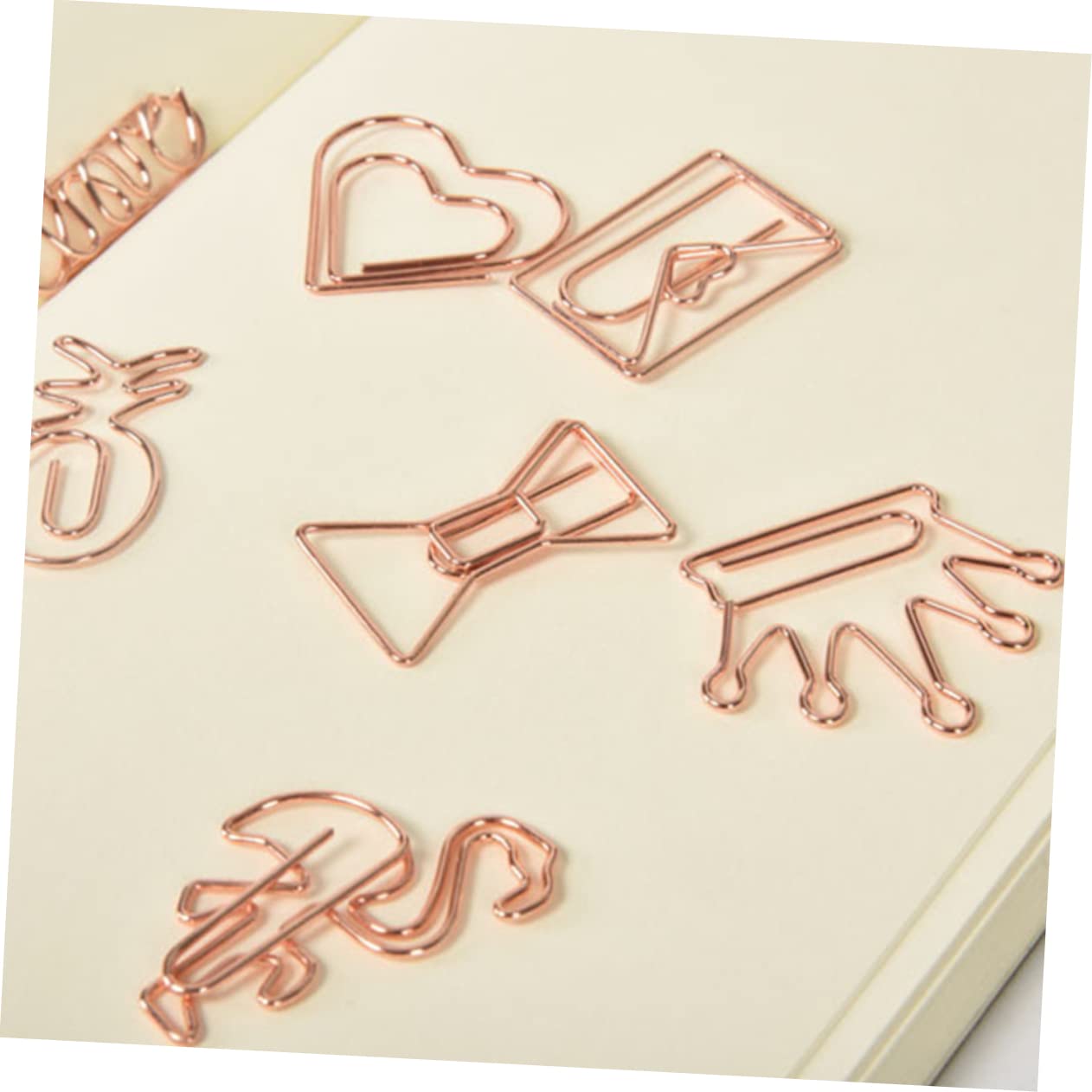 STOBOK 150stücke Krone Büroklammern Roségold Kreative Lesezeichen Und Papierclips Für Büro Schule Und Partys Robuste Metallkonstruktion Für Zuverlässigen Halt Und Vielseitige