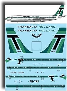 26Decals 72-278 1/72 Transavia Holland 707-355C Decal for Plastic Model kit