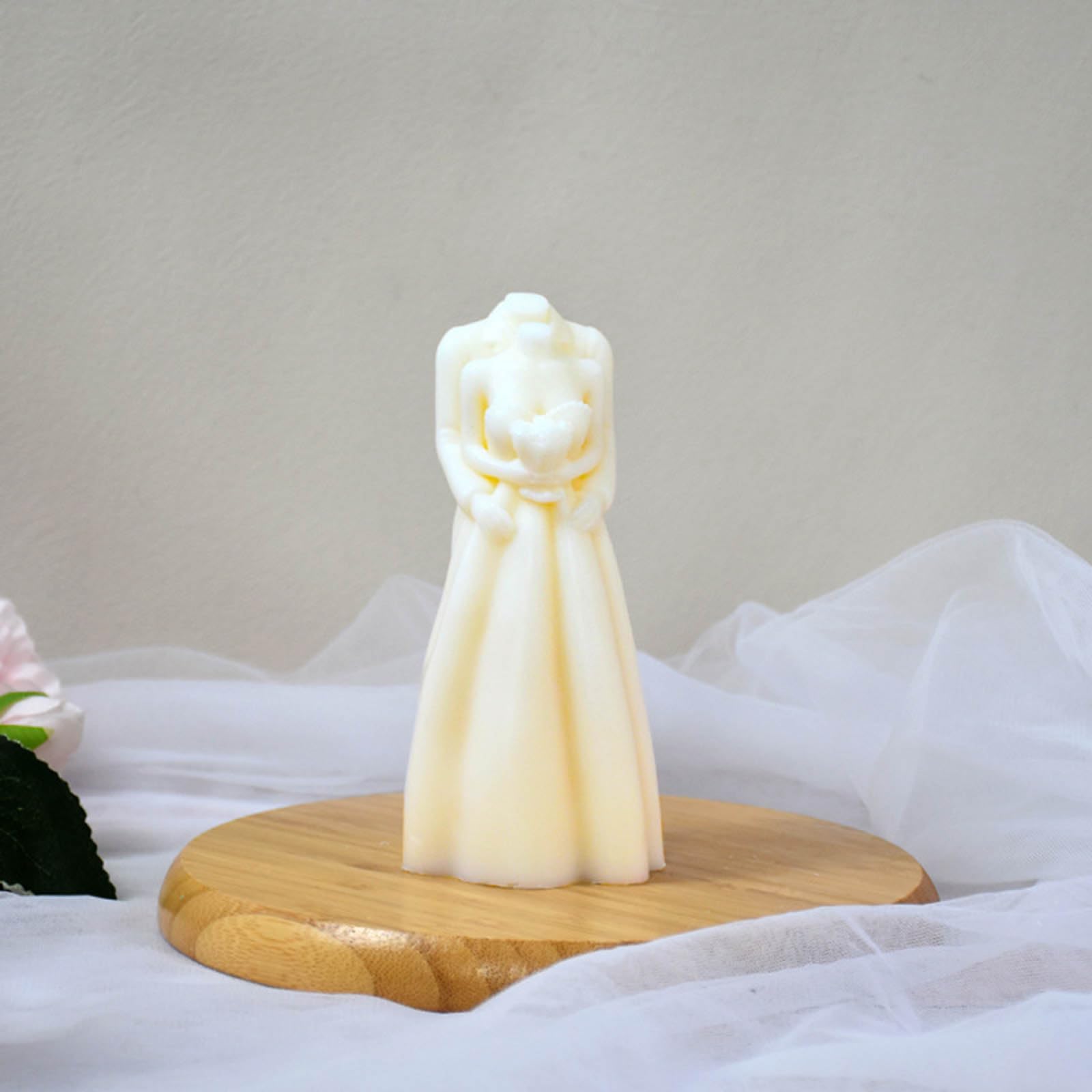 À Dos Bougie Moule Moule En Silicone Pour Résine époxy-coulée Bougie