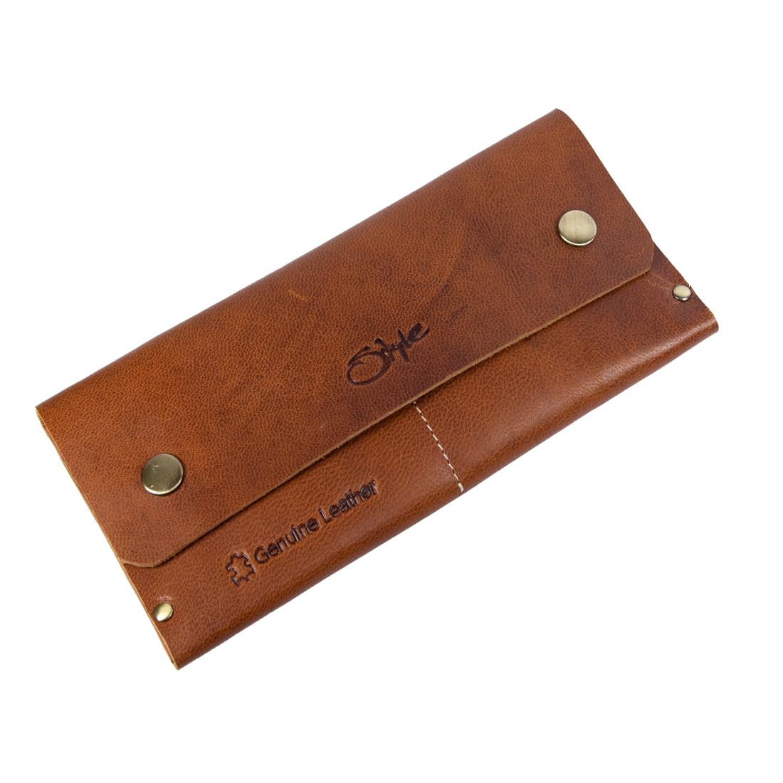 rai sahab Genuine Leather Women Wallet, Tan , Snap Closure, Long Clutch Style-picture-18
