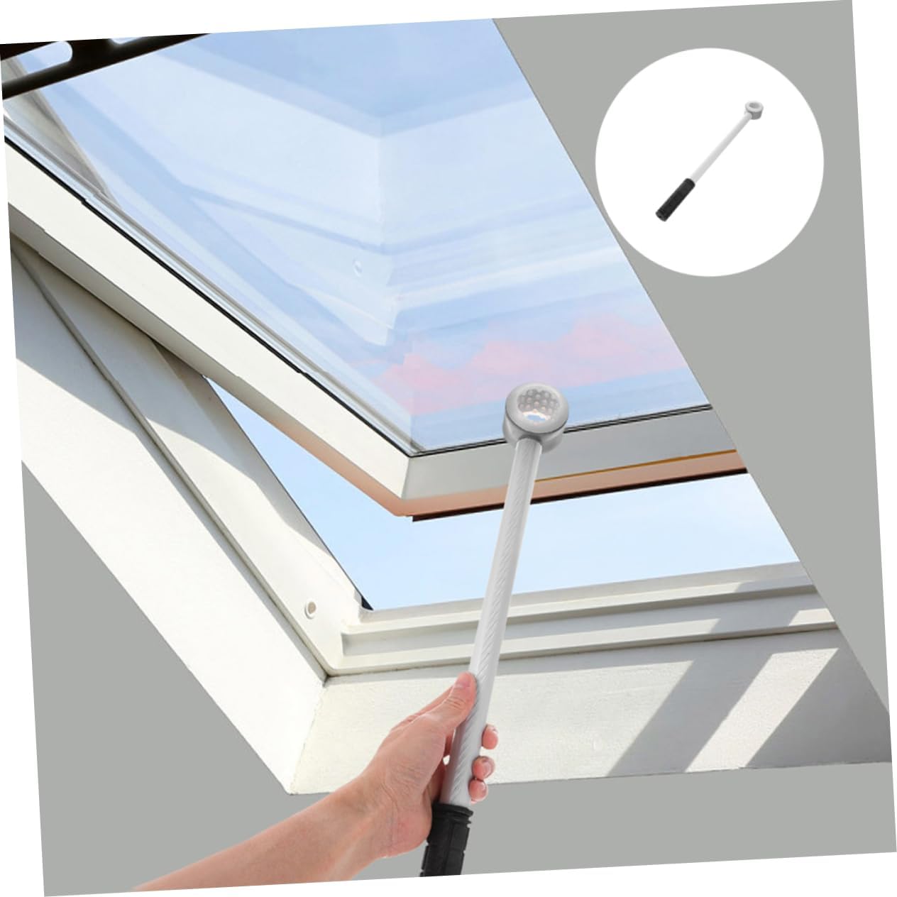Window Opening Rod with Extension Handle Aluminum Alloy