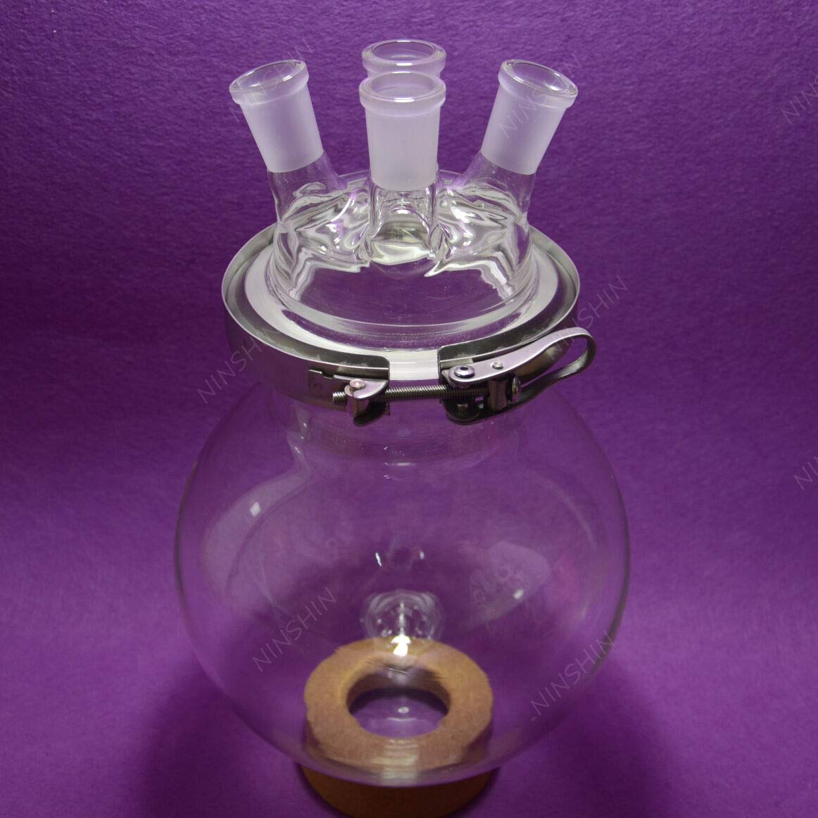 10000ML 4-Neck Reaction Flask,24/40,Separately Flask with Easily Clamp,10L Reactor