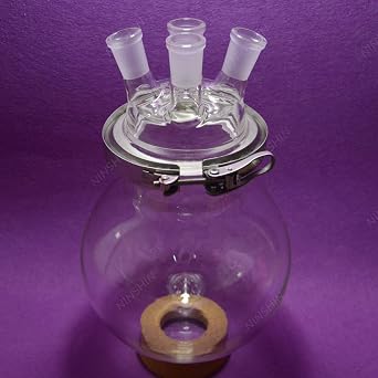 20000ML 4-Neck Reaction Flask,24/40,Separately Flask with Easily Clamp,20L Reactor