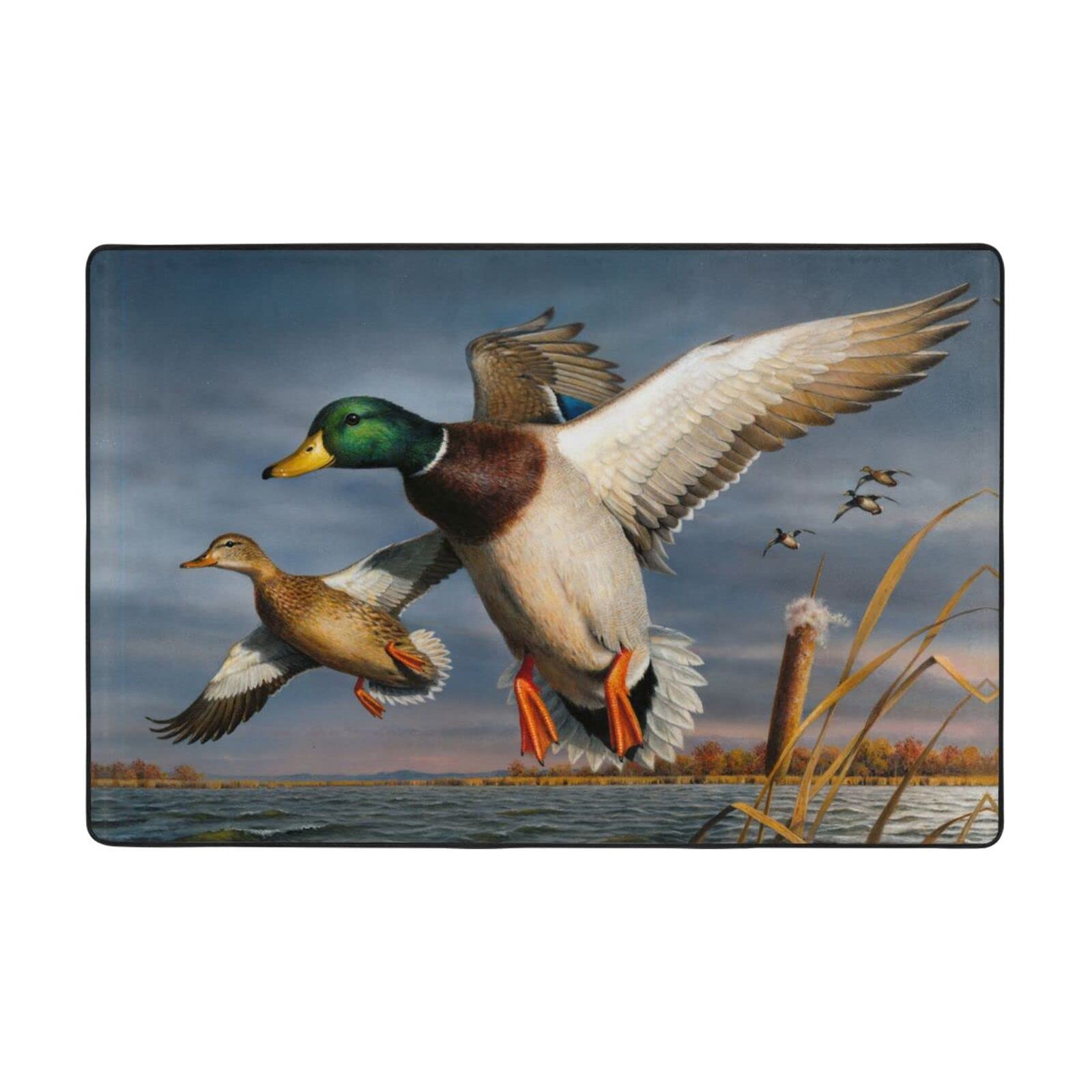Paillasson canard colvert absorbant et tapis d'intérieur antidérapant pour cuisine