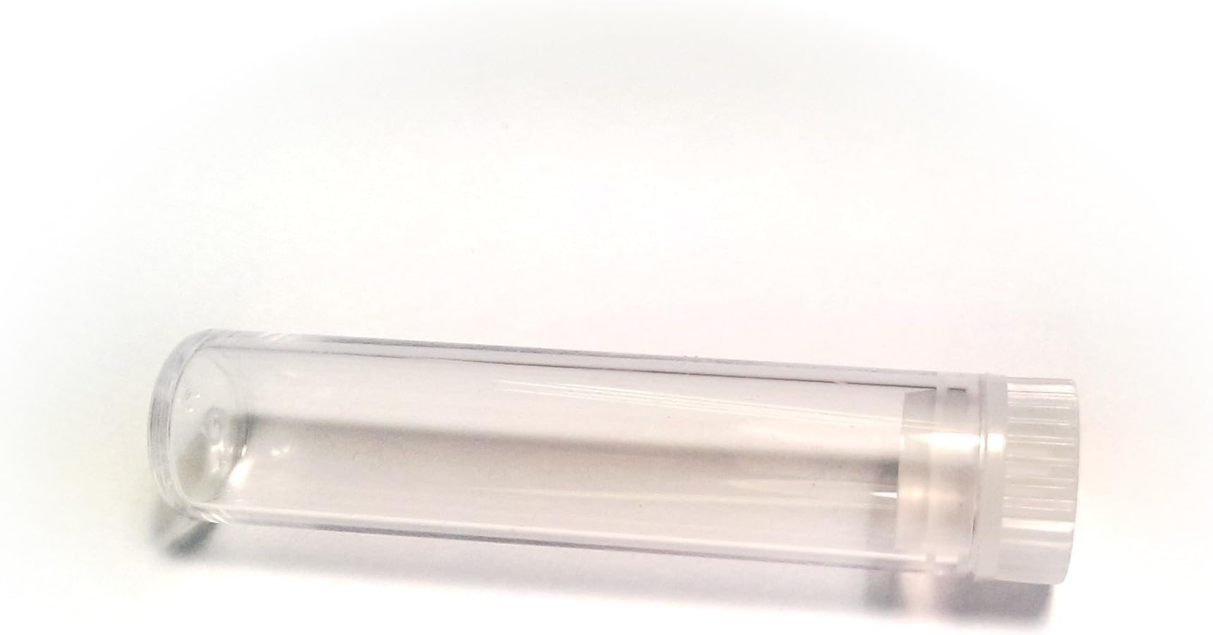 SHC Web 2ml Empty Mini Clear Plastic Tubes x 10 (Bead/Beading/Glitter/Paint/Sample Storage)
