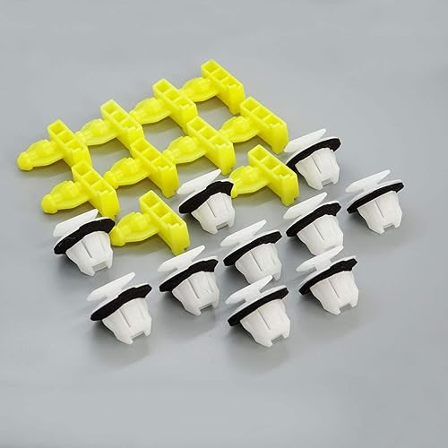 Miniatura 7 de SING F LTD Juego de 40 clips de moldeo para arco de rueda de automóvil, sujetadores de plástico compatibles con Juke 76847JG00A 76882JG10A