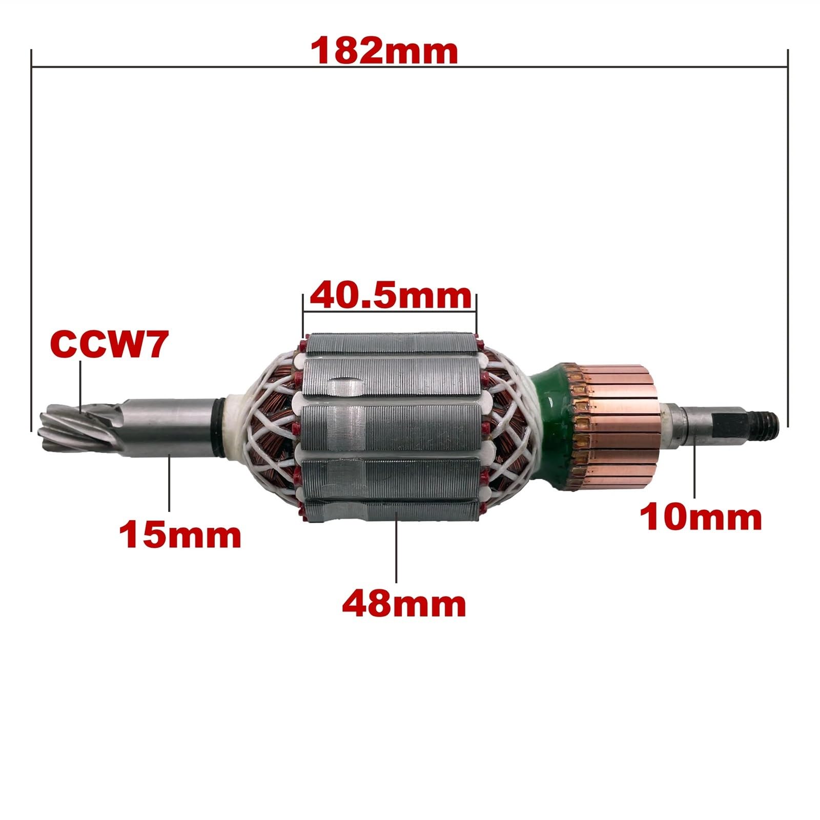 Wymiana kotwicy wirnika armatury AC220V-240V dla młota wyburzeniowego TE804 TE-804