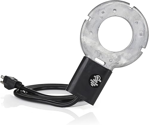 Farm Innovators C-500 - Descongelador de agua sumergible de aluminio fundido, alimentado a 500 vatios con capacidad de 50 galones para un uso