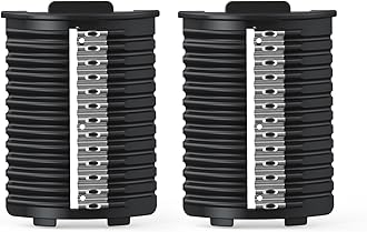 Electric Cheese Grater Attachments, Wave Slicing Blade, Uniquely Shaped Blades For Delicate And Flavorful Chips (1 Pair)