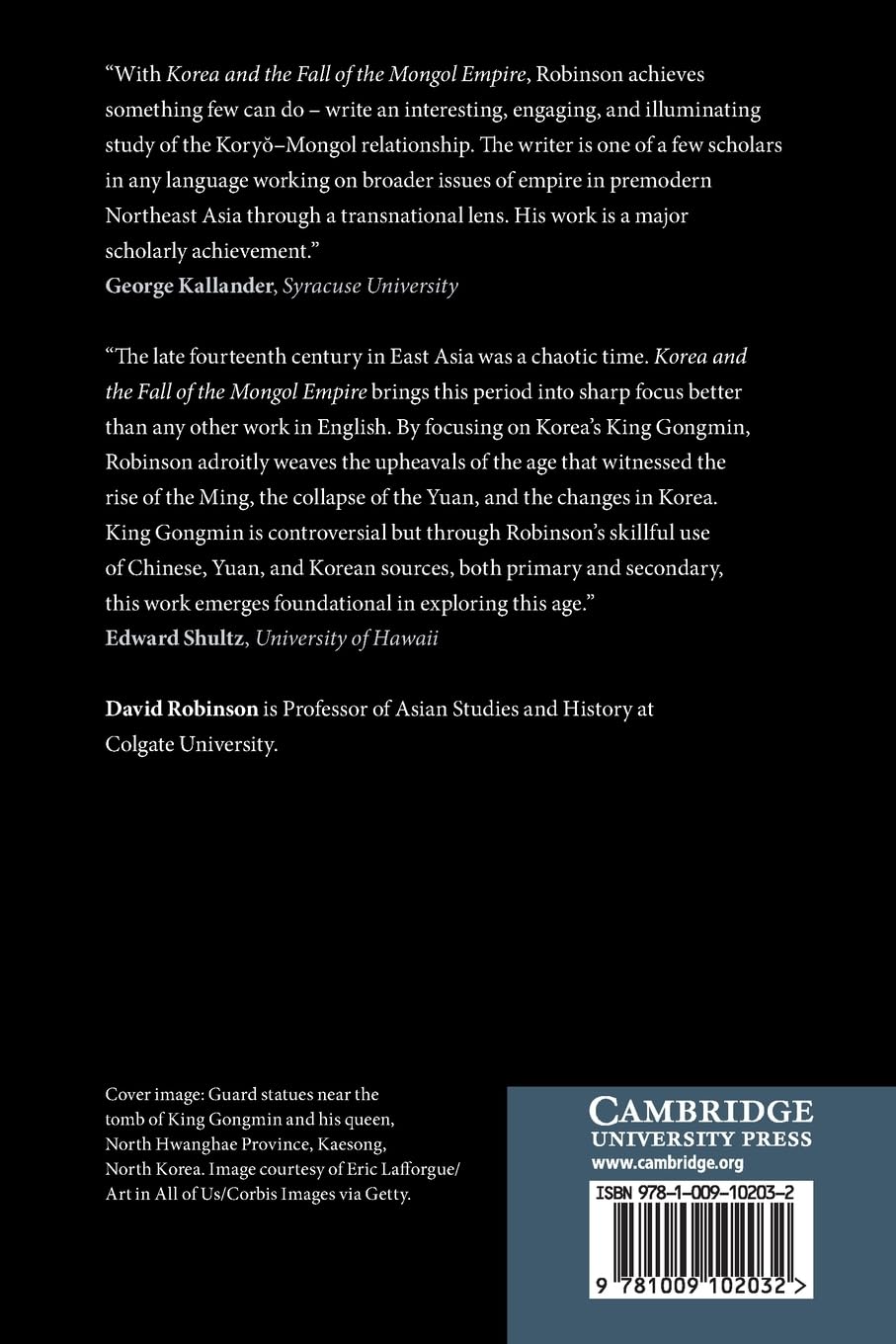 Korea and the Fall of the Mongol Empire: Alliance, Upheaval and the Rise of a New East Asian Order