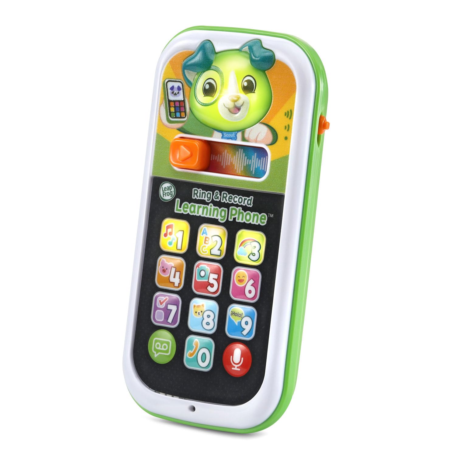 LeapFrog Telefono per imparare ad anello e registrare, giocattolo per bambini