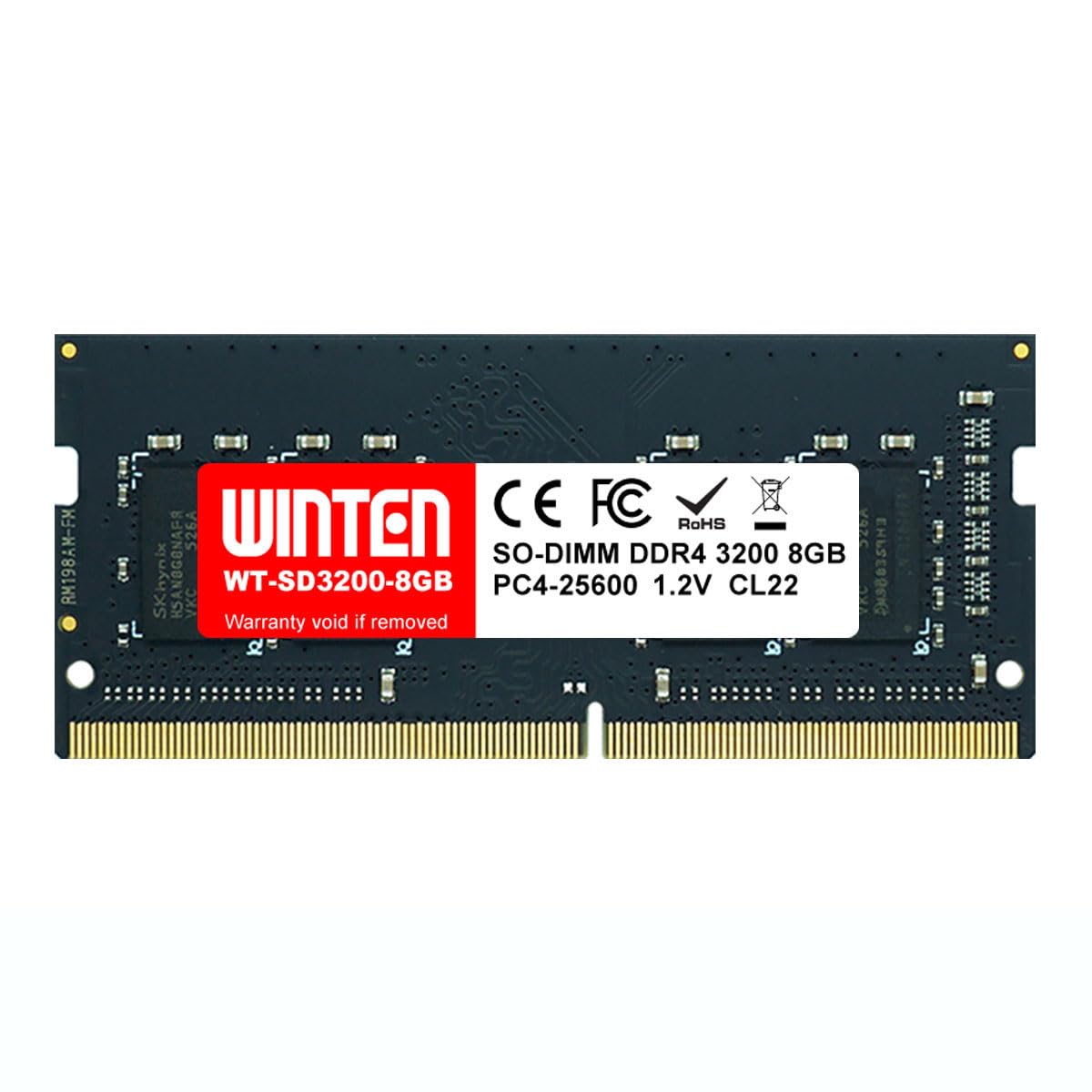 Amazon.co.jp: WINTEN ノートPC用メモリ DDR4-3200 8GB 260Pin CL22