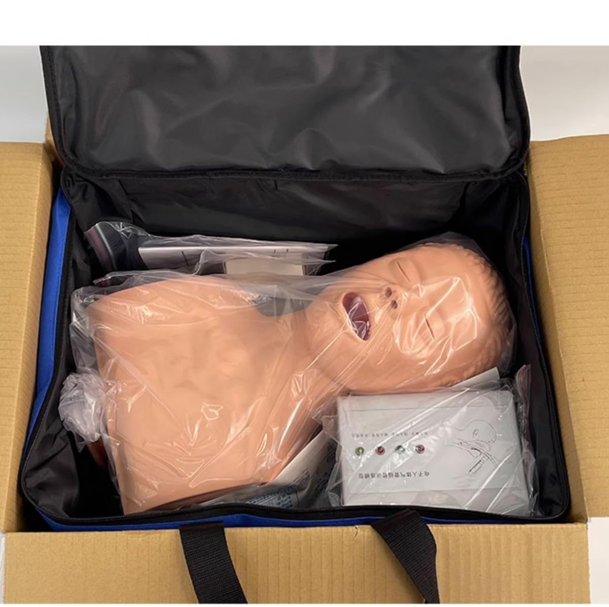Modelo De Intubación Traqueal Oral, Nasofaríngea para Adultos De Primeros Auxilios Intubación Traqueal Humana Electrónica con Alarma Maniquí De Entrenamiento De Enfermería Médica