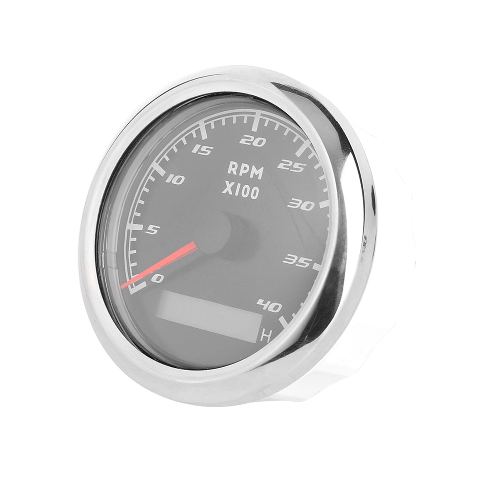 Tacómetro para barcos, medidor de tacómetro marino de 3,3 pulgadas, medidor de RPM, contador de horas LCD, contador de revoluciones, 12 V, 24 V, para salpicadero marino