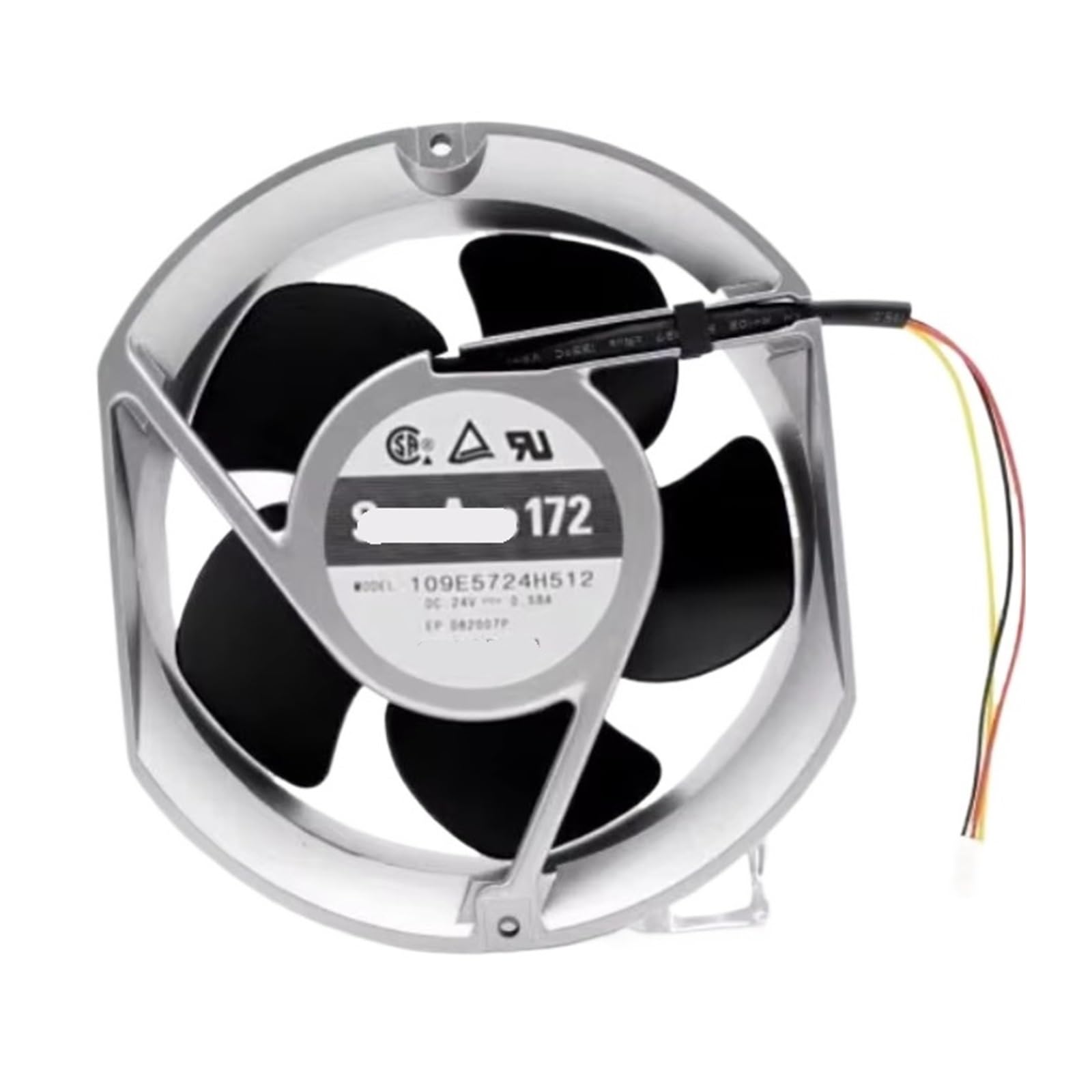 Ventilateur 109E5724H512 grand débit d'air DC 24V pour armoire électrique 172mm