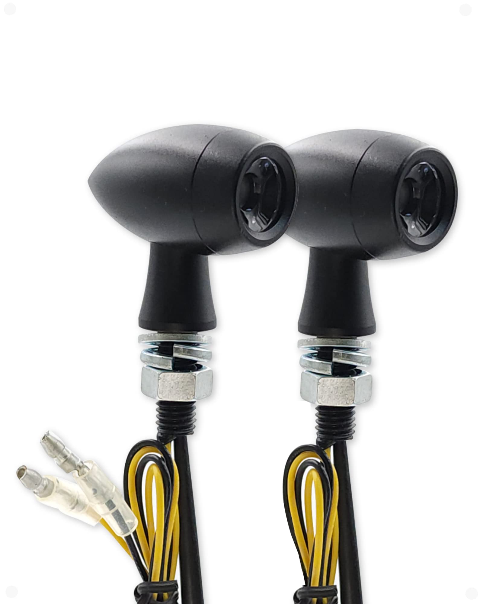 テールライト付 マイクロミニウインカー ダブル リア用 LED 車検対応 クローム メッキ スモーク レンズ 12V 汎用 アルミ製 左右セット バイク  カスタム パーツ バイクウィンカー 2 個 E32 エマーク 弾丸マイクロ LED ターンシグナルライト 3 で 1 ウインカーインジケータリアブレー